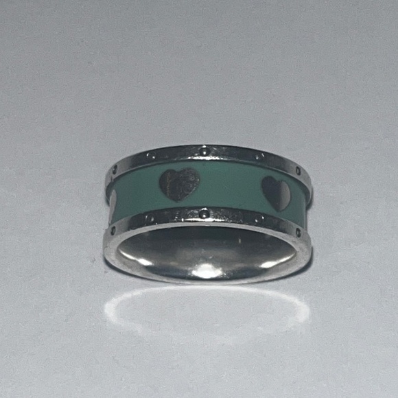 Tiffany & Co. Enamel Heart Band - Picture 5 of 6